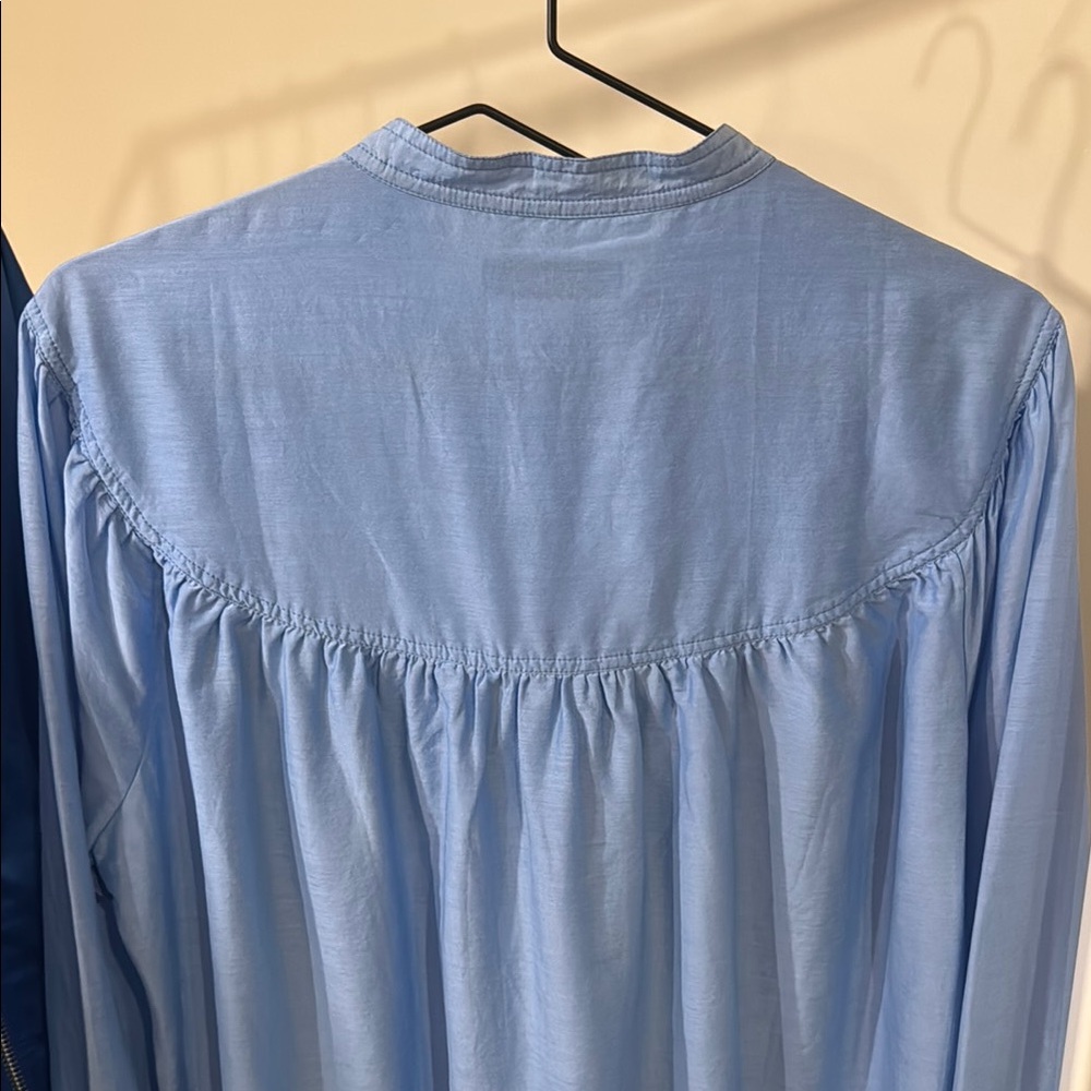 Blue Button-Down Dress - Picture 5 of 5